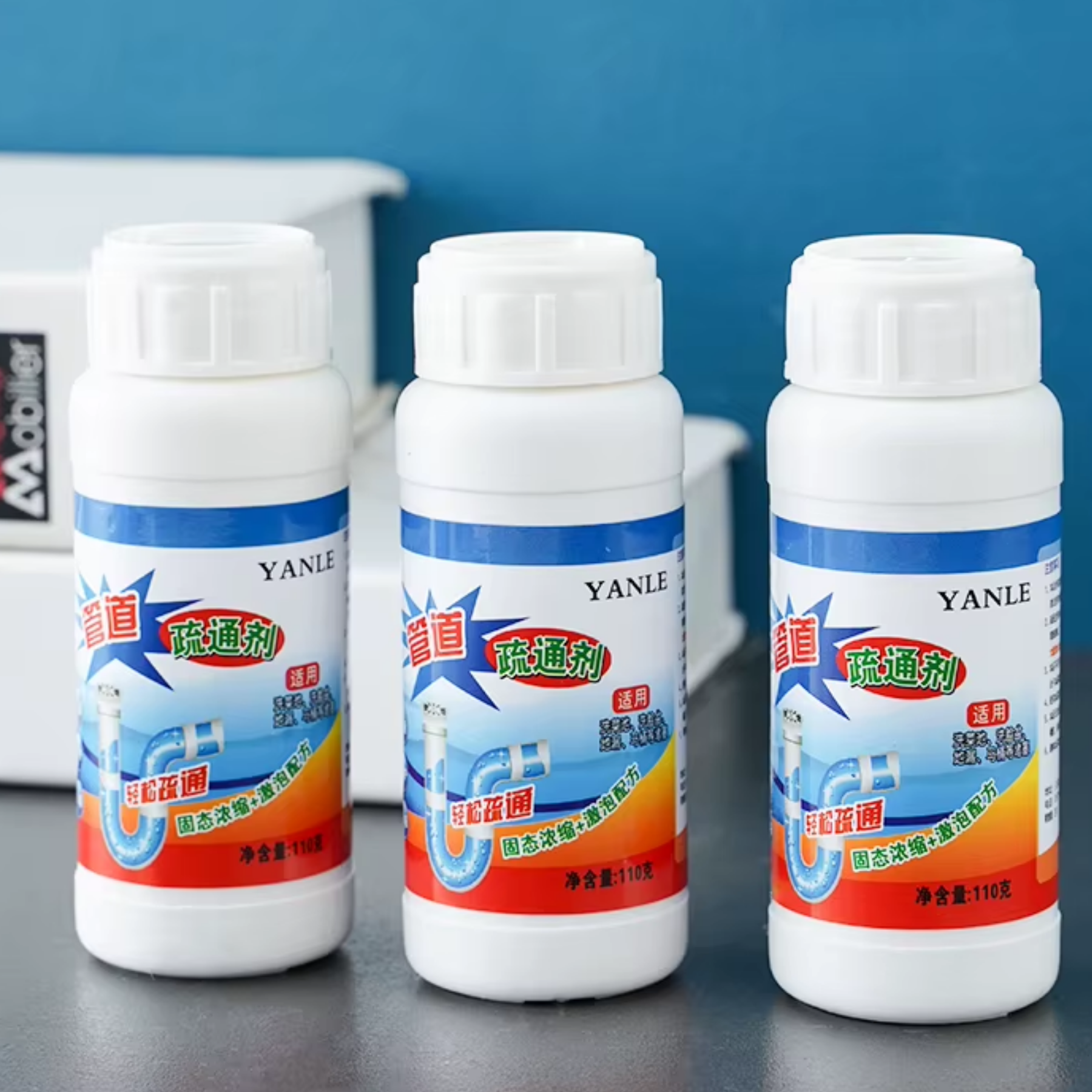 Vista 3 de 3 Polvo Destapa Cañerias Drenage 110g